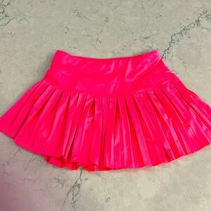 Hot Pink Pleated Women's Skort Tennis Pickleball skirt size medium M like new